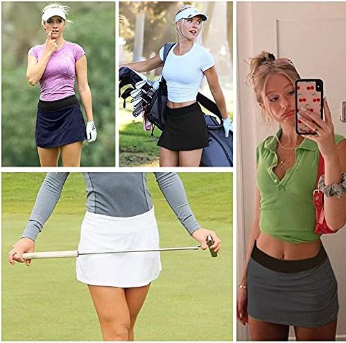 COOrun Női Tenisz Szoknya a Labdát Zsebében Golf Szoknyát Könnyű Háló Aktív Skort a Rövidnadrág Futó Sportos Skorts