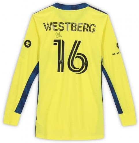 Quentin Westberg Toronto FC Mérkőzés-Használt 16 Sárga trikót a 2020-as MLS-Szezon - Dedikált Futball Mérkőzés Használt Mezek