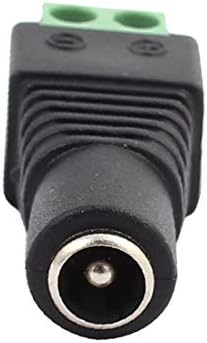 X-mosás ragályos 12db 2.1 x 5,5 mm DC Power Női Jack Adapter Vezeték Csatlakozó CCTV(12db 2.1 x 5,5 mm-es Connettore femmina