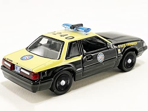 1991 SSP Rendőrség Fekete, Krém Floridai Autópálya-1/64 Fröccsöntött Modell Autó a zöld fény az Acme 51494