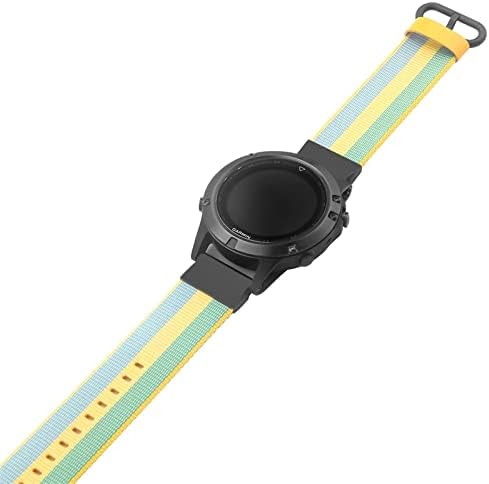 NDJQY 22MM gyorskioldó Nylon Watchband Szíj, A Garmin Fenix 6X 6 Pro Smartwatch Easyfit Csukló Zenekar Fenix 5X 5 Plusz 935
