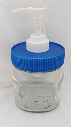 Kék 1 Csomag Túrót Üveg Befőttesüvegben Műanyag Rozsda Bizonyíték Adagoló Fedél