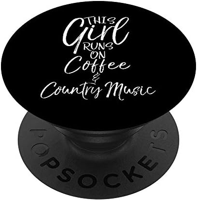 Ez a Lány Fut a Kávé & Country Zene Aranyos Ajándék Nőknek