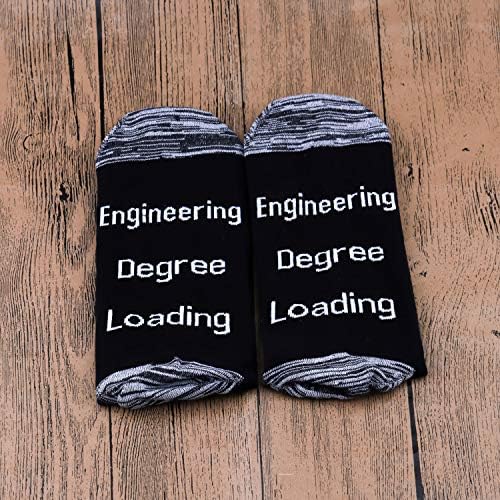LEVLO Vicces mérnökhallgatók Ajándék neki Mérnöki Diploma Betöltése Zokni Végzős Egyetemista Diplomás Ajándékok (2 Pár/Set
