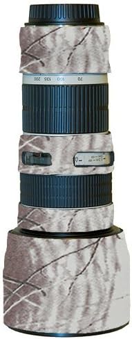 LensCoat objektívvédőt Canon 70-200 f/4 NEM AZ álcázás neoprén kamera lencsevédő (Realtree AP Hó)