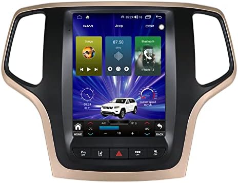 Android 12 Rádió Sztereó a Jeep Grand Cherokee 2014-2020-As 10.4 Tesla Stílus Autó-Dash GPS Navigációs IPS érintőképernyő, 4+64 gb-os