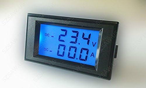 AILI DC 0-200 V 0-10A LCD Kettős Feszültség Combo Amper Mérő Tápegység Beépített Shunt