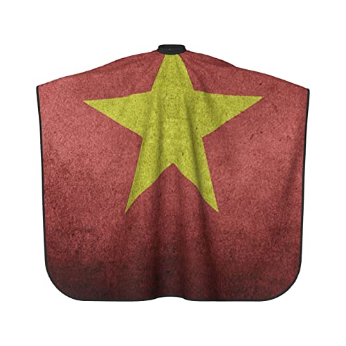 Szomorú Vietnam Zászló 3d Nyomtatás Professzionális Fodrász Cape Haj Vágás Haját Szalon Cape Fodrász Kötény 55 X 66