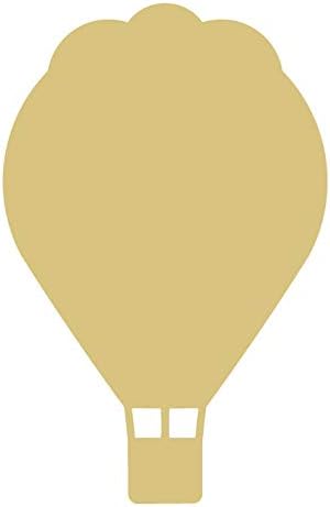 Hőlégballon Kivágott Befejezetlen Fa Hőlégballon Verseny Derby Léggömb Ragyogás Ajtó Fogas MDF Alakú Vászon Stílus 1