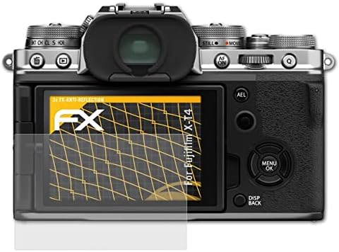 atFoliX képernyővédő fólia Kompatibilis a Fujifilm X-T4 Képernyő Védelem Film, Anti-Reflective, valamint Sokk-Elnyelő FX