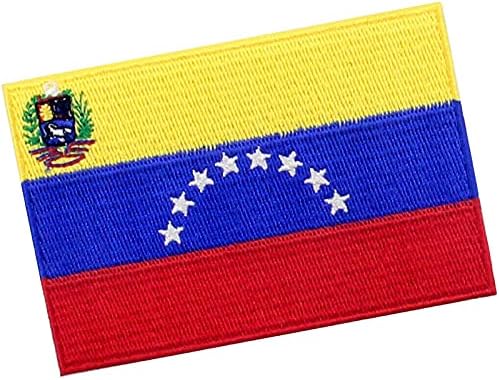 Venezuelai Zászló Javítás Hímzett Applied Vasalót Varrni A Venezuelai Nemzeti Jelkép