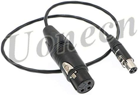 Uonecn Mini XLR 3 Pin-Női 3 Pin-Női Plug XL2 TA3-F Audio Kábel Adapter a Kamera Videó segít SD 442 Eszközök 688/788 20