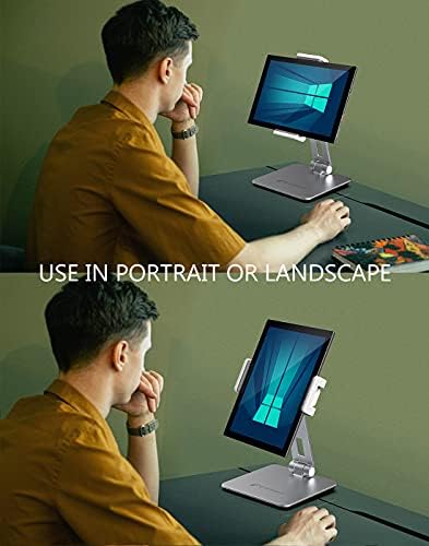 Inifispce Több Szögben Állítható Tablet Állvány & Erős Alumínium Ötvözet Tablet Állni, 4.7- 13 Képernyőn a Microsoft Surface Pro