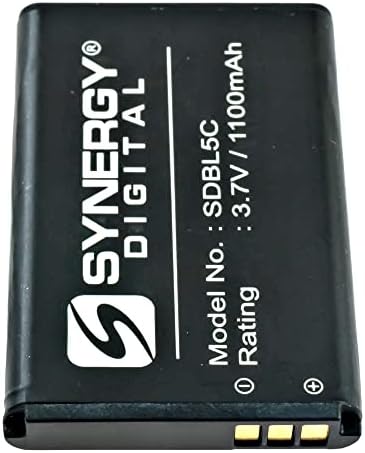 Szinergia Digitális Vonalkód olvasó Akkumulátor, Kompatibilis Nokia 6086 Barcode Scanner, (Li-ion, 3.7, 1000mAh) Ultra Nagy Kapacitású,