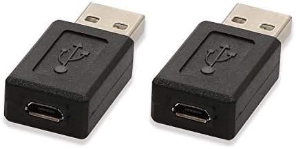 ELECTOP 2 Csomag USB 2.0 EGY Férfi, hogy USB-Micro Női Adapter Átalakító