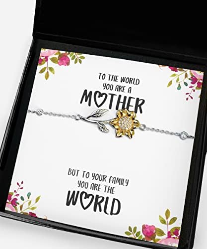 Aranyos, De Durva Ajándék Mamas anyák napjára Anyám Elismerését Ajándék, hogy A Család vagy A Világ