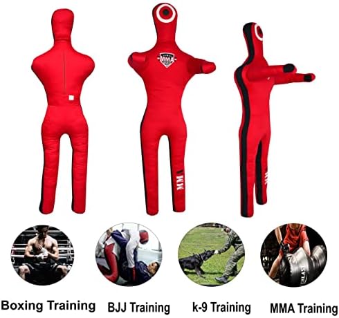 MMA SPORTS MMA Jiu Jitsu Bábuk | Küzdenek buta volt, hogy a Felnőttek & Ifjúsági | Állandó Birkózás Brazil Betöltetlen 6 FT Lyukasztó Training