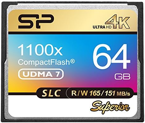 Silicon Power SP SLC NAND Flash Superior CF 1100X VPG-65 Compact Flash Kártya (SP064GBCFC1K1V10)