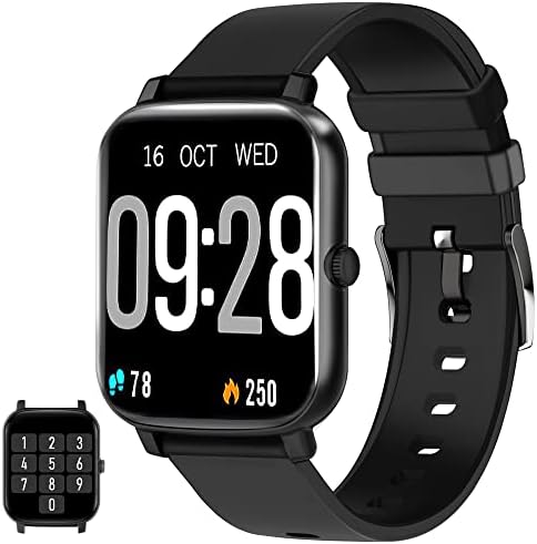 Intelligens Karóra, 1.7 inches Teljes Érintőképernyős Smartwatch a Szöveget, majd Hívja a Férfiak, mind a Nők, pulzusszám Aludni
