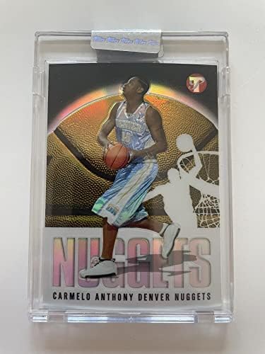 Carmelo Anthony Topps Újonc Refraktor Kártya Denver Nuggets (1218/1999)