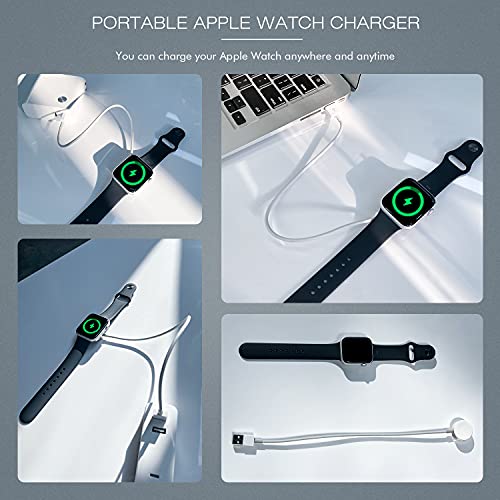 Vigyázz Töltő Apple Órát Töltő, 0,3 m/1FT Rövid iWatch USB-s Vezeték nélküli Mágneses Hordozható Töltő kábel Kábel Kompatibilis Apple