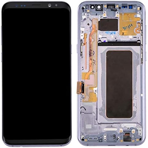 Lysee Mobiltelefon LCD Képernyő - Eredeti LCD Képernyő + Eredeti Touch Panel Keret Galaxy S8+ / G955 - (Szín: Fekete)