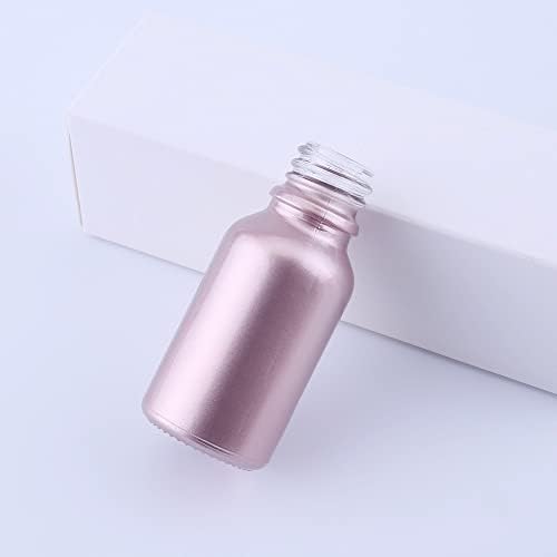 JYDQM 10db Rózsaszín 10ml Üveg Cseppentő Üveg Üres Kozmetikai Csomagolás Tartály Üveg illóolaj Palackok (Szín : Egy, Méret : 30ml)