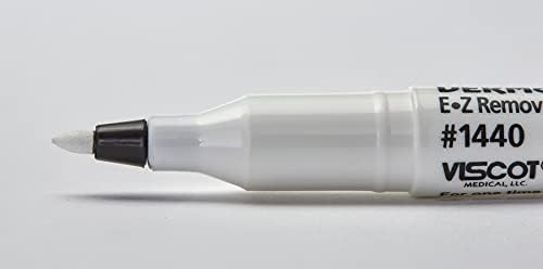 Viscot 1440-30 Mini Rendszeres Tipp Fehér EZ, Cserélhető Festék Jelölő - 30 Gróf - Orvosi Minőségű Bőr, Toll, Latex - Mentes, FDA által