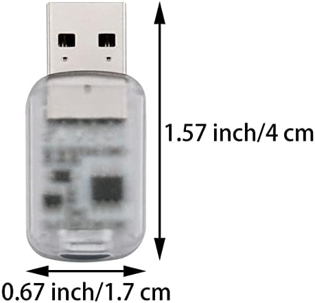 Ruiwaer 2db Mini USB LED Lámpa Érintse meg a Hang Vezérlés USB-Autó Belső Világítás USB Autóipari Belső Világítás Univerzális USB Led Légköri