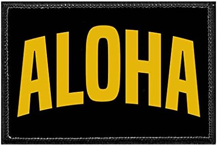 Aloha - Fekete, Sárga | tépőzáras Csatolja a Sapka, Farmer, Mellény, Kabát | 2x3 a | által Húzza Javítás