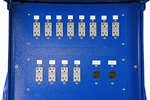 25KVA Hordozható Elosztó Panel - 460V 120/240V 1PH - (10) Tartályok - N3R
