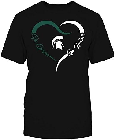 FanPrint Michigan State Spartans T-Shirt - Fele Szív - Ha-Ic78-Ds27