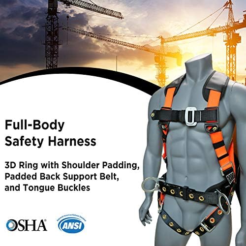Az AFP Démon Esik Védelem Kényelmes Biztonsági Hám (OSHA/ANSI PPE)