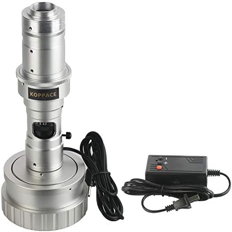KOPPACE 23X-153X 3D-s Ipari Mikroszkóp Objektív 360 Fok Kézi Forgatás Lencse Dolgozik Távolság 20 mm Tartóval