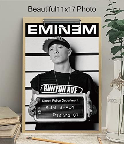 FatCat Fal Grafika Eminem (Arckép) Poszter keret nélküli Ajándék, 12 x 18 inch(30 cm x 46cm)-S-193...