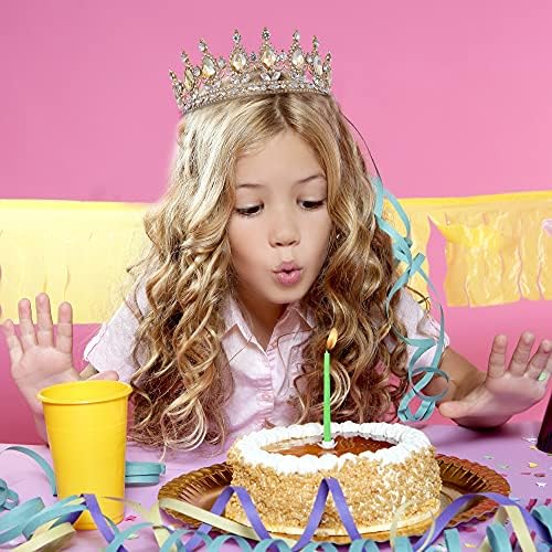 Hercegnő Korona and Tiaras kislányoknak - Kristály Hercegnő Korona, Születésnap, Bál, jelmezbál, Királynő Strasszos Korona