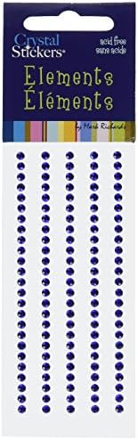 Mark Richards Elements Kristály Matrica 1663 Öntapadó 120 Darabból Kerek Strassz Kristály Matrica Szalag, 3 mm, Royal Kék