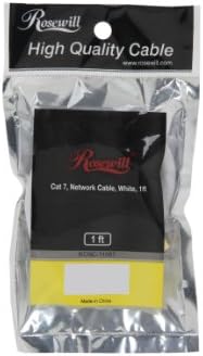 Rosewill 1-Láb Macska, 7, Fehér Színű, Árnyékolt, Sodrott érpár Hálózati Kábel (RCNC-11057)