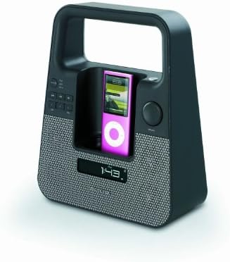 Emléke MI2601P Utánfutó Hordozható Boombox iPod, illetve iPhone (Fekete)
