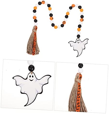 Yardwe Halloween Fa Gyöngy String Decoraciones para Salas De la Casa Bizsu Tálca Kandalló Dekoráció Rusztikus Parasztház Gyöngy
