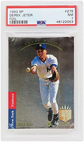 Derek Jeter (New York Yankees) 1993 SP Fólia Baseball RC Újonc Kártya 279 (PSA 7 NM) (I)
