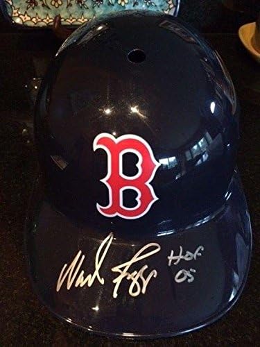 Wade Boggs Kézzel Aláírt Red Sox Replika Szemrebbenés Sisak Félelmetes+ritka Szövetség - Dedikált MLB Sisak