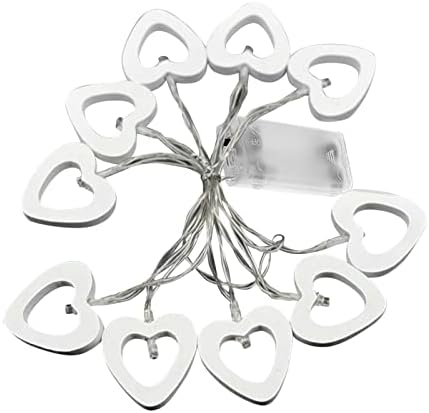Fa Medál Lámpa String a Szeretet Meleg Fehér Light LED Szerelem Ünnepi Fények Sorozat Beltéri String Fények Csatlakoztassa