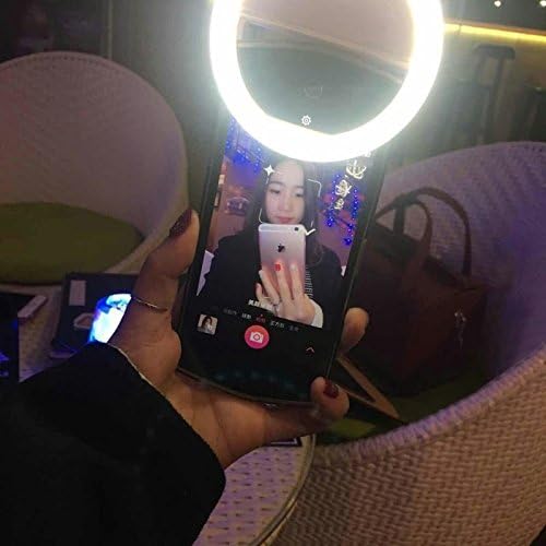 Zomtop Mini Hordozható LED-es derítő vakuzás Önarckép Fény+3 Szűrők Mobiltelefon, iPhone Samsung(Fehér)