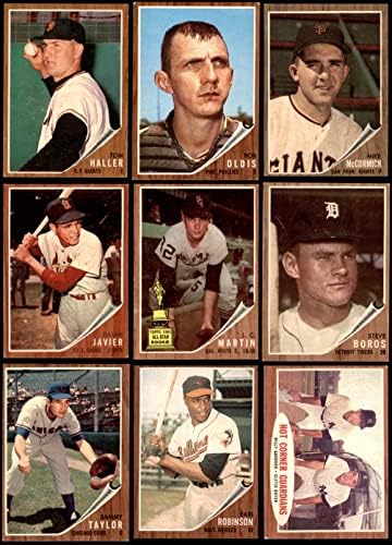 1962 Topps Baseball 100 Kártya Starter Set/Sok (Baseball Szett) VG/EX