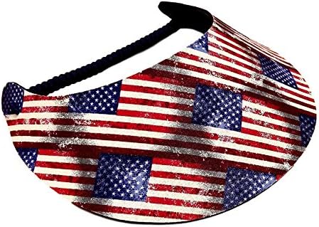 A Hihetetlen Sunvisor Hazafias Zászló Minták Tökéletes Nyár! Az USA-ban készült!!