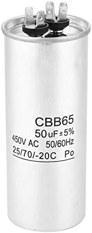 Légkondicionáló Kondenzátor Elkezd elektronikus gyújtással, CBB65 450V 50UF Homopolar Elektrolit Kondenzátor a klímaberendezés Használatra