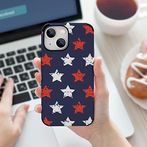 A július 4-i Függetlenség a Szabadság Csillagok Anti-Semmiből Telefon Esetében Kompatibilis az iPhone 13 Mini Védő Héj Trendi Design
