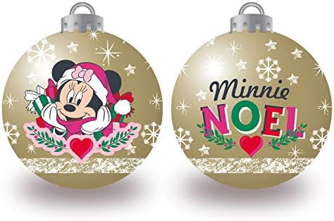 ARDITEX WD14013 Csomag 10 Disney Minnie karácsonyfa Csecsebecsék Átmérője 6 cm