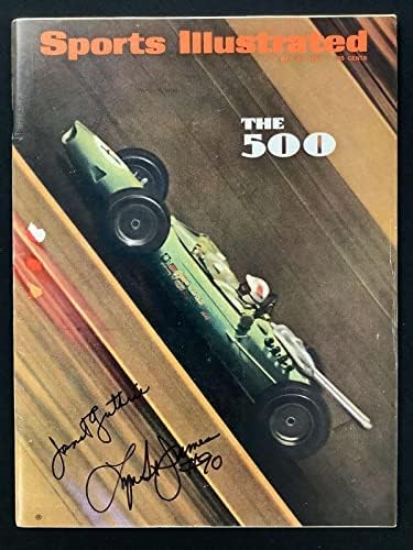 Janet Guthrie Aláírt Sports Illustrated 5/30/66 NoLabel Lyn StJames Auto 500 SZÖVETSÉG - Dedikált NASCAR Magazinok